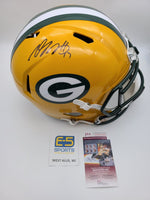 Davante Adams Packers Signed Autographed Full Size Replica Speed Helmet JSA