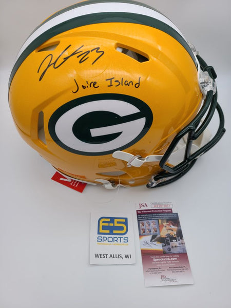 Jaire Alexander Packers Signed Autographed Full Size Authentic Speed Helmet JSA