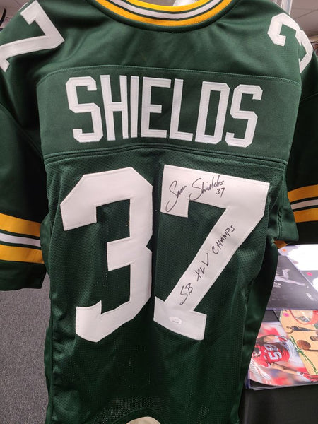 Sam Shields Packers Signed Autographed Custom Jersey JSA SB XLV CHAMPS