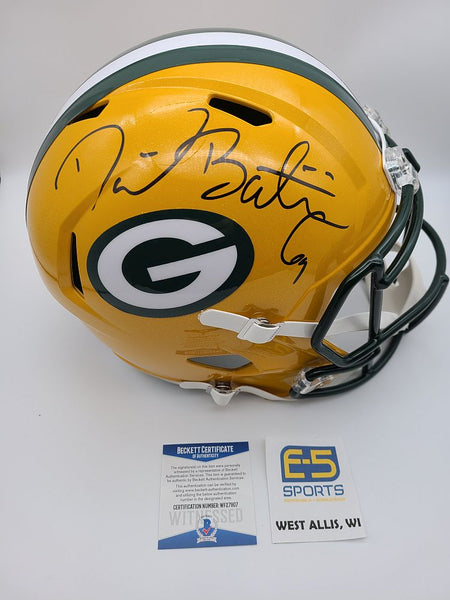 David Bakhtiari Packers Signed Autographed Full Size Replica Speed Helmet