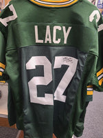 Eddie Lacy Packers Signed Autographed Custom Green Jersey JSA