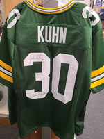 John Kuhn Packers Signed Autographed Custom Green Jersey SB XLV CHAMPS JSA
