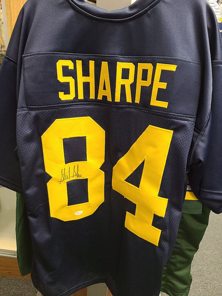 Sterling Sharpe Packers Signed Autographed Custom ACME Throwback Jersey