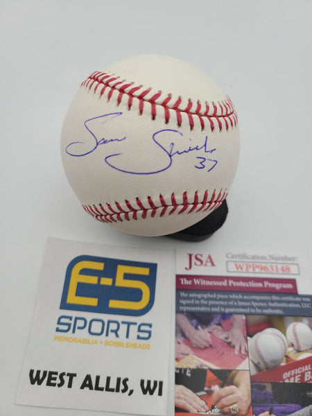 Sam Shields Packers Signed Autographed Official MLB Baseball JSA