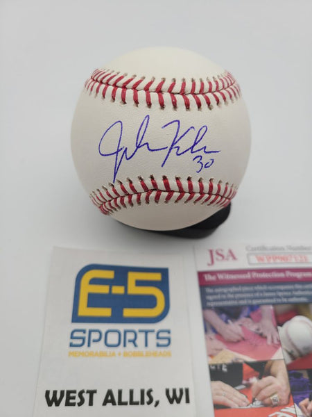 John Kuhn Packers Signed Autographed Official MLB Baseball JSA