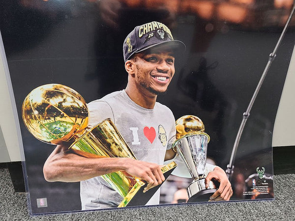 Giannis NBA Finals Officially Licensed 16x20 Photo "The Smile"