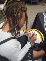 Eric Stokes Packers Signed Autographed Full Size Replica LUNAR Helmet JSA