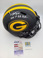 Eric Stokes Packers Signed Autographed Full Size Replica ECLIPSE Helmet JSA