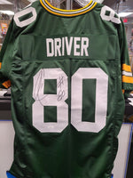 Donald Driver Packers Signed Autographed Custom Green Jersey