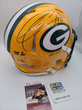 Donald Driver Packers Signed Autographed Authentic Speed Full Size Helmet STATS