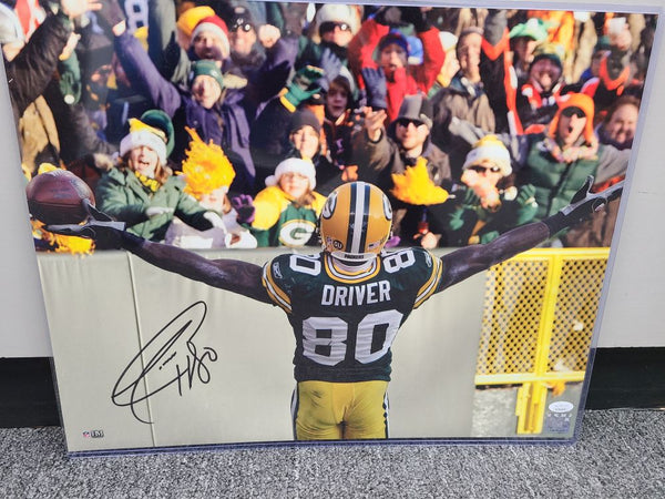Donald Driver Packers Signed Autographed 16x20 Photo