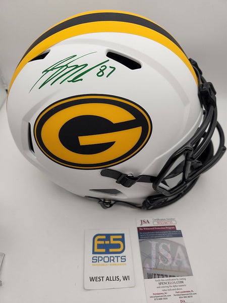 Jordy Nelson Packers Signed Autographed Full Size Replica LUNAR ECLIPSE Helmet