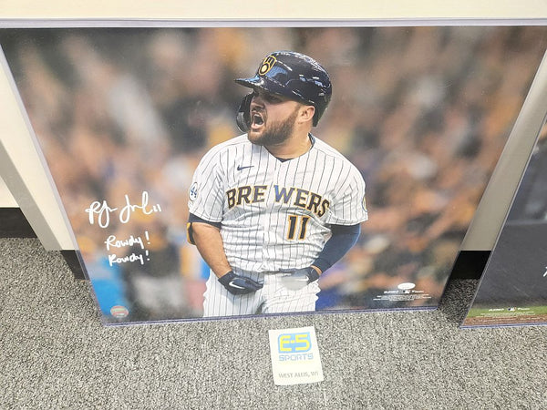 Rowdy Tellez Brewers Signed Autographed 16x20 Photo #2