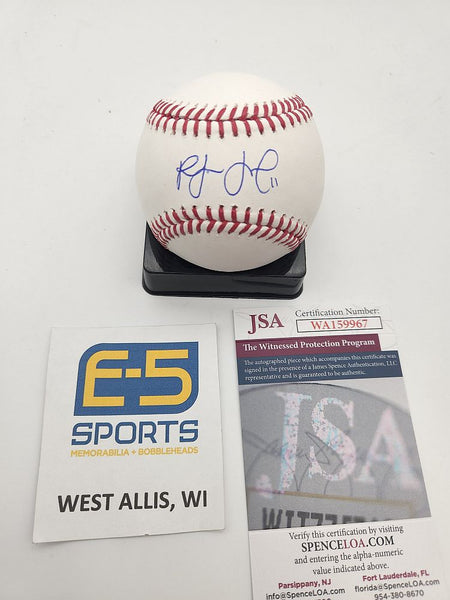 Rowdy Tellez Brewers Signed Autographed Official MLB Baseball – E