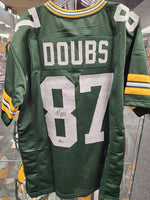Romeo Doubs Packers Signed Autographed Custom Green Jersey