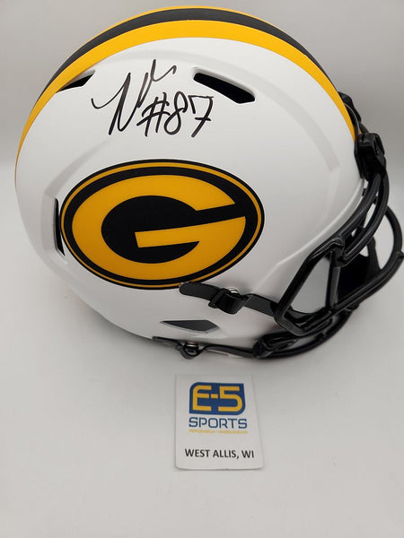 Romeo Doubs Packers Signed Autographed Lunar Full Size Replica Helmet