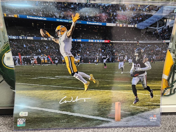 Christian Watson Green Bay Packers Signed Autographed 16x20 Photo