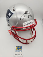 James White Patriots Signed Autographed Full Size Authentic Speed Helmet