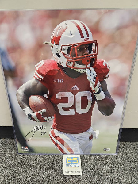 James White Badgers Signed Autographed 16x20 Photo