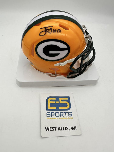 be love football helmet Jordan Love Packers Signed Autographed Mini Speed Helmet – E-5 Sports