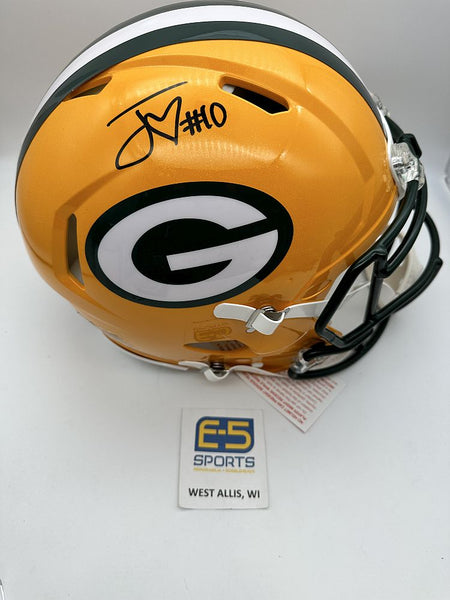 Jordan Love Packers Signed Autographed Full Size Speed Authentic Helmet