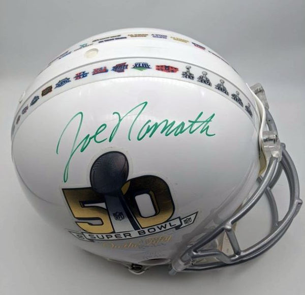Joe Namath Jets Signed Autographed Full Size Authentic On the 50 Helmet LE/12
