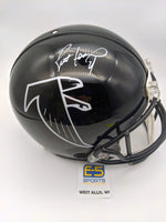 Brett Favre Falcons Signed Autographed Full Size Authentic Throwback Helmet