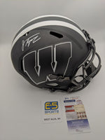 Jonathan Taylor Badgers Signed Autographed FS Speed Eclipse Replica Helmet JSA