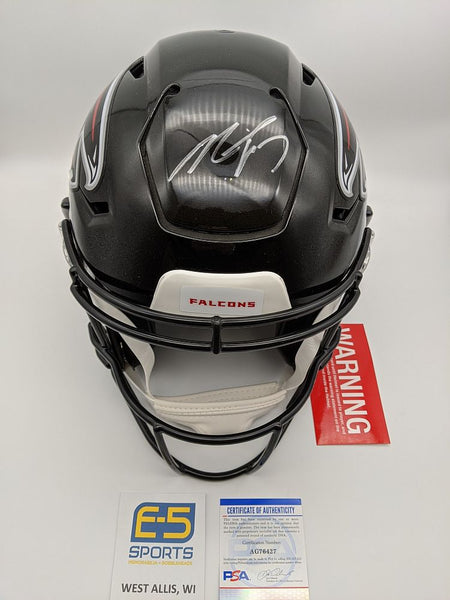 2021 speedflex helmet Michael Vick Falcons Signed Autographed Full Size Authentic Speedflex – E-5 Sports