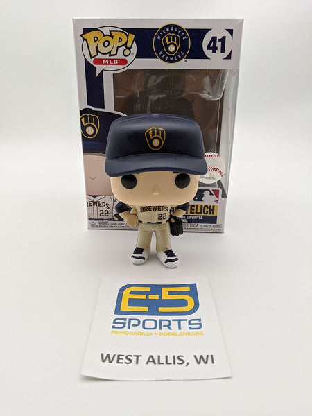 IN STOCK Christian Yelich Brewers Funko Pop w/ Original Box and Packaging