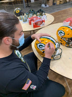 David Bakhtiari Packers Signed Autographed Full Size Authentic Speedflex Helmet