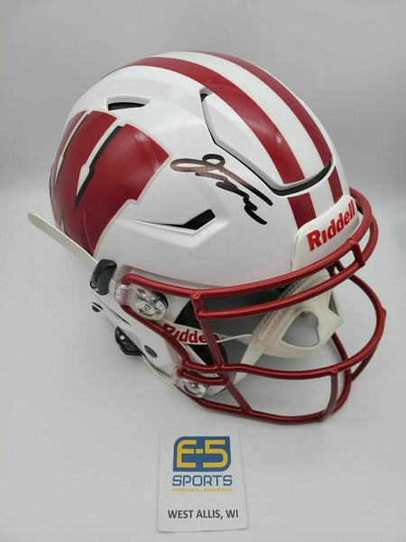 Jonathan Taylor Badgers Signed Autographed Full Size Licensed Speedflex Helmet