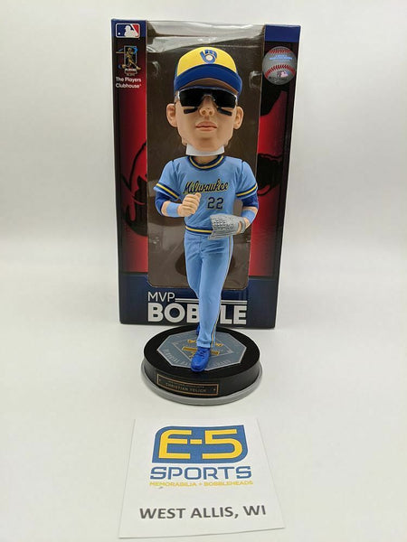 Christian Yelich Brewers MVP Bobblehead w Original Box and Packaging LE OF 360
