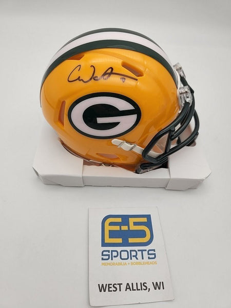 Christian Watson Packers Signed Autographed Speed Mini Helmet
